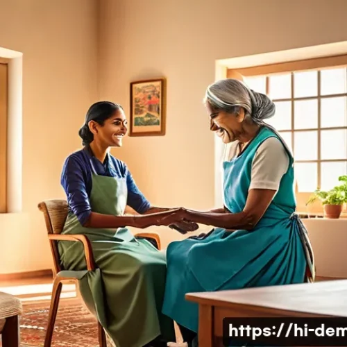 Home 11 치매관리사 자격증 해외 인증 여부 - **Prompt 1: Compassionate Care in a Global Setting**
A heartwarming and realistic image of a kin...